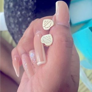Tiffany & Co. tag earrings